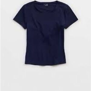 American Eagle Navy Blue Short Sleeve T-Shirt